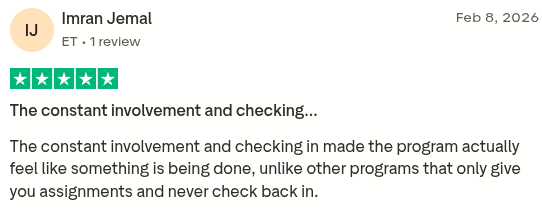 Trustpilot review